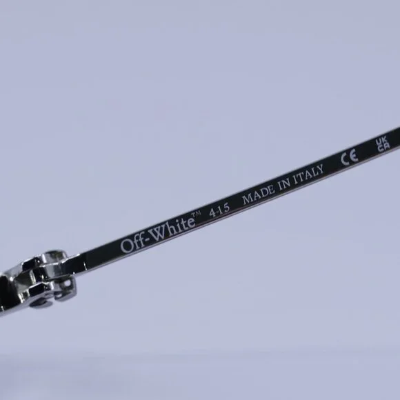 Off-White Off-White OERI14J LOA 7245 Sunglasses Silver Geometric Frame OFF-WHITE 14F OERI14F White Unisex MARION Mask Galvanized  main image 3
